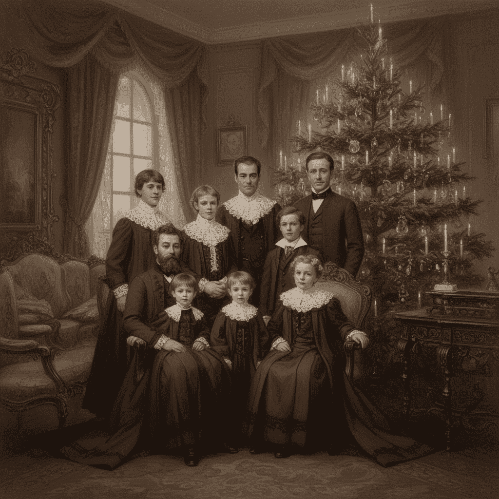 Victorian Holiday example generated with Flux 2