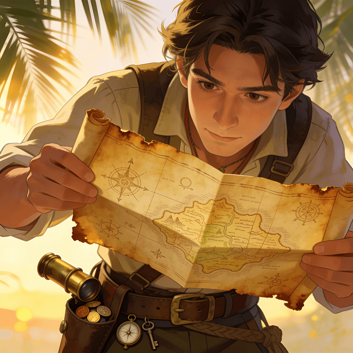 Treasure Hunter example generated with ByteDance SeeDream v4.5