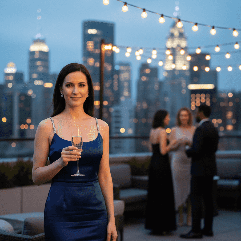 Rooftop Party example generated with Nano Banana