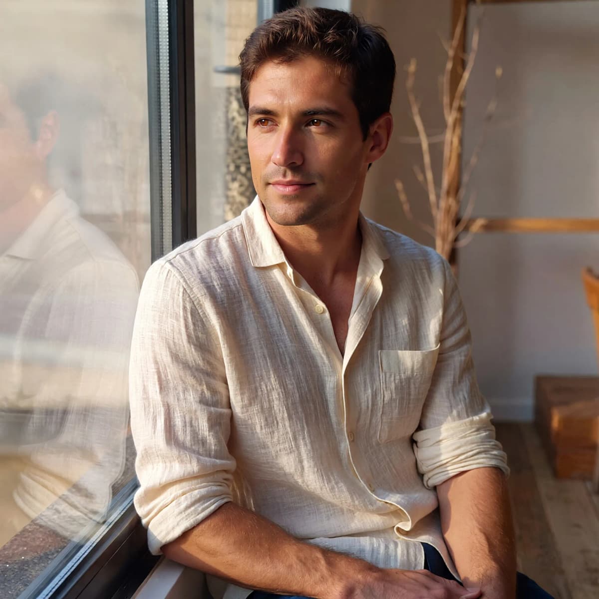 Romantic Portrait example generated with ImagineArt 1.5