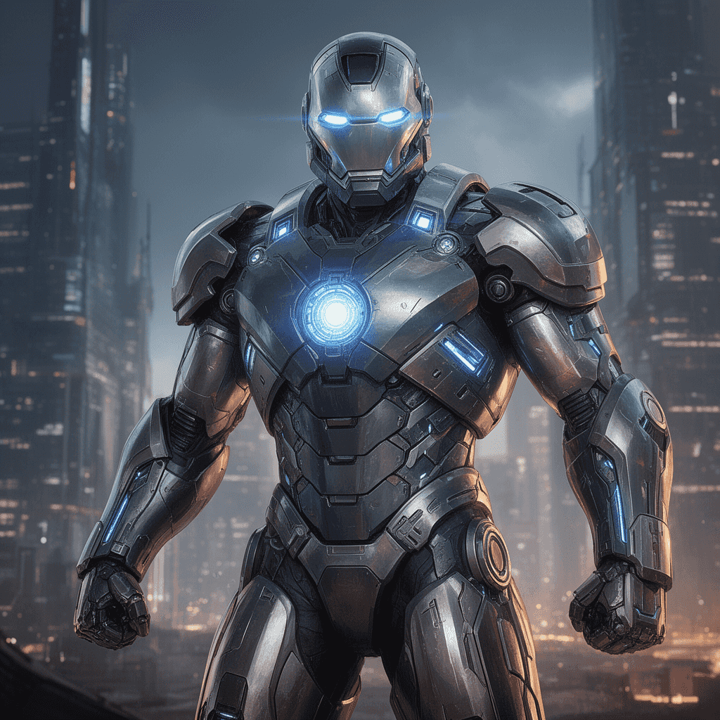 Tech Armor example generated with Flux 2