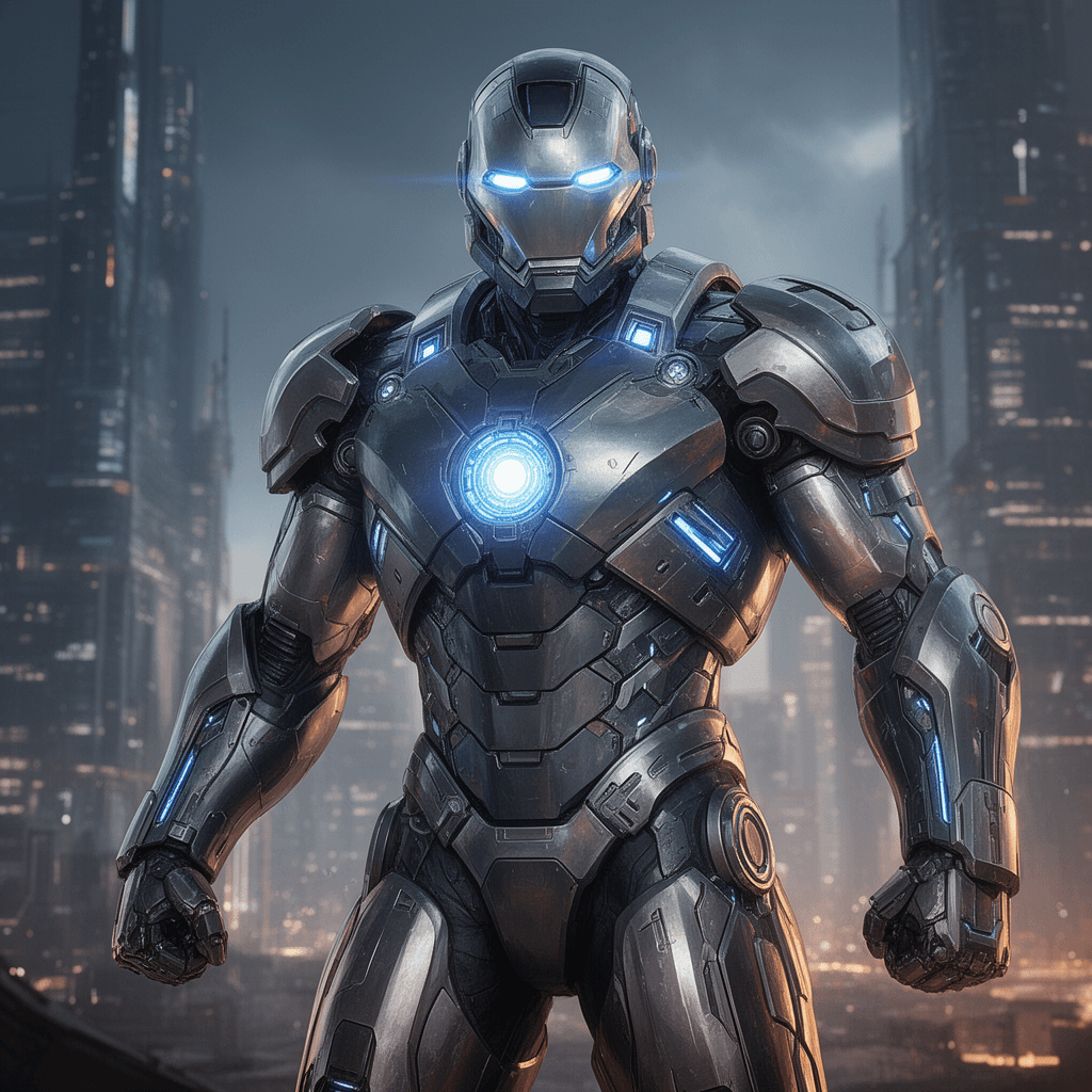 Tech Armor example generated with Flux 2