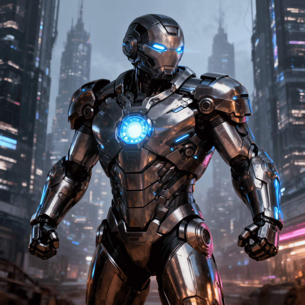 Tech Armor example generated with Flux 2