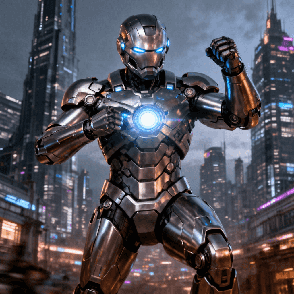 Tech Armor example generated with Flux 2