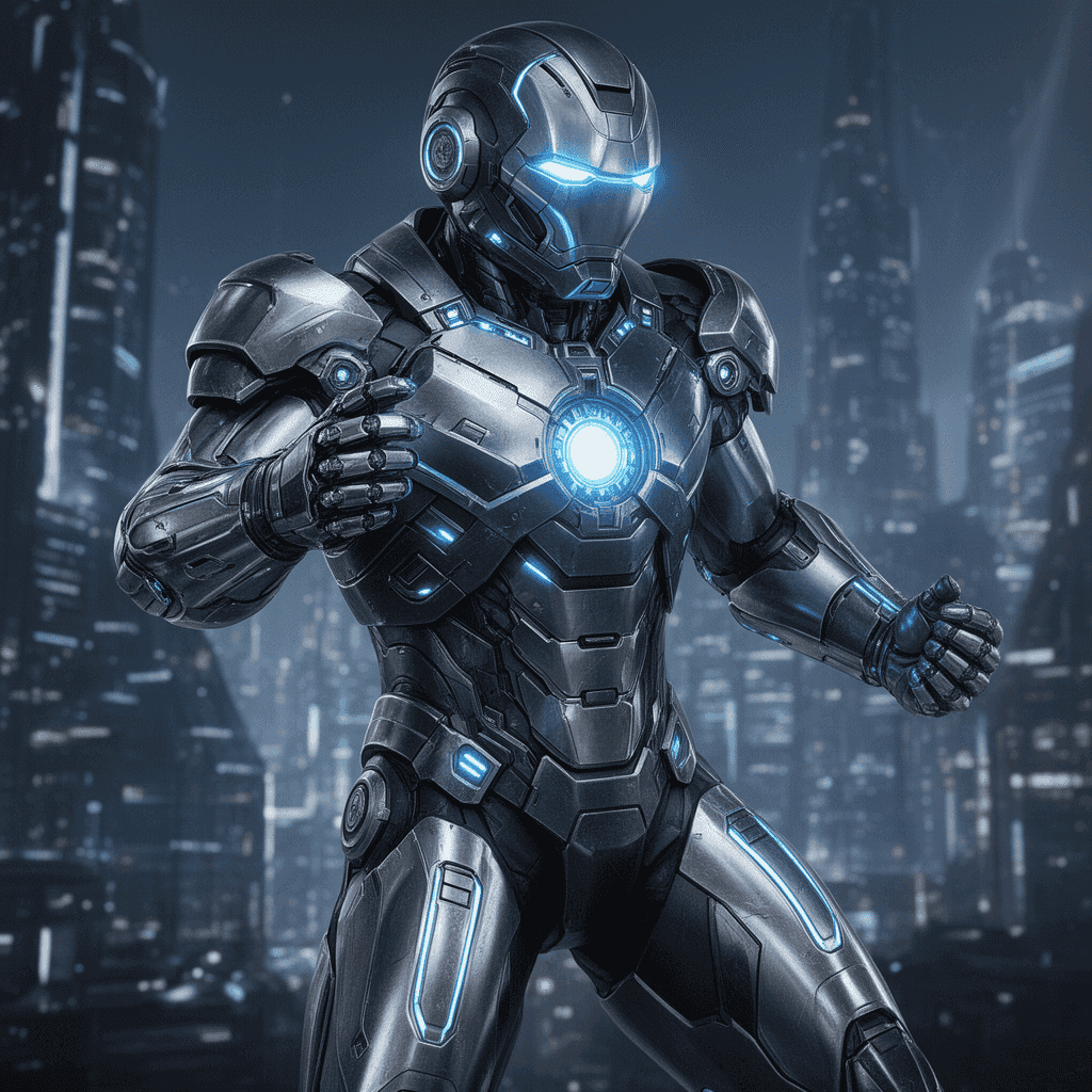 Tech Armor example generated with Flux 2