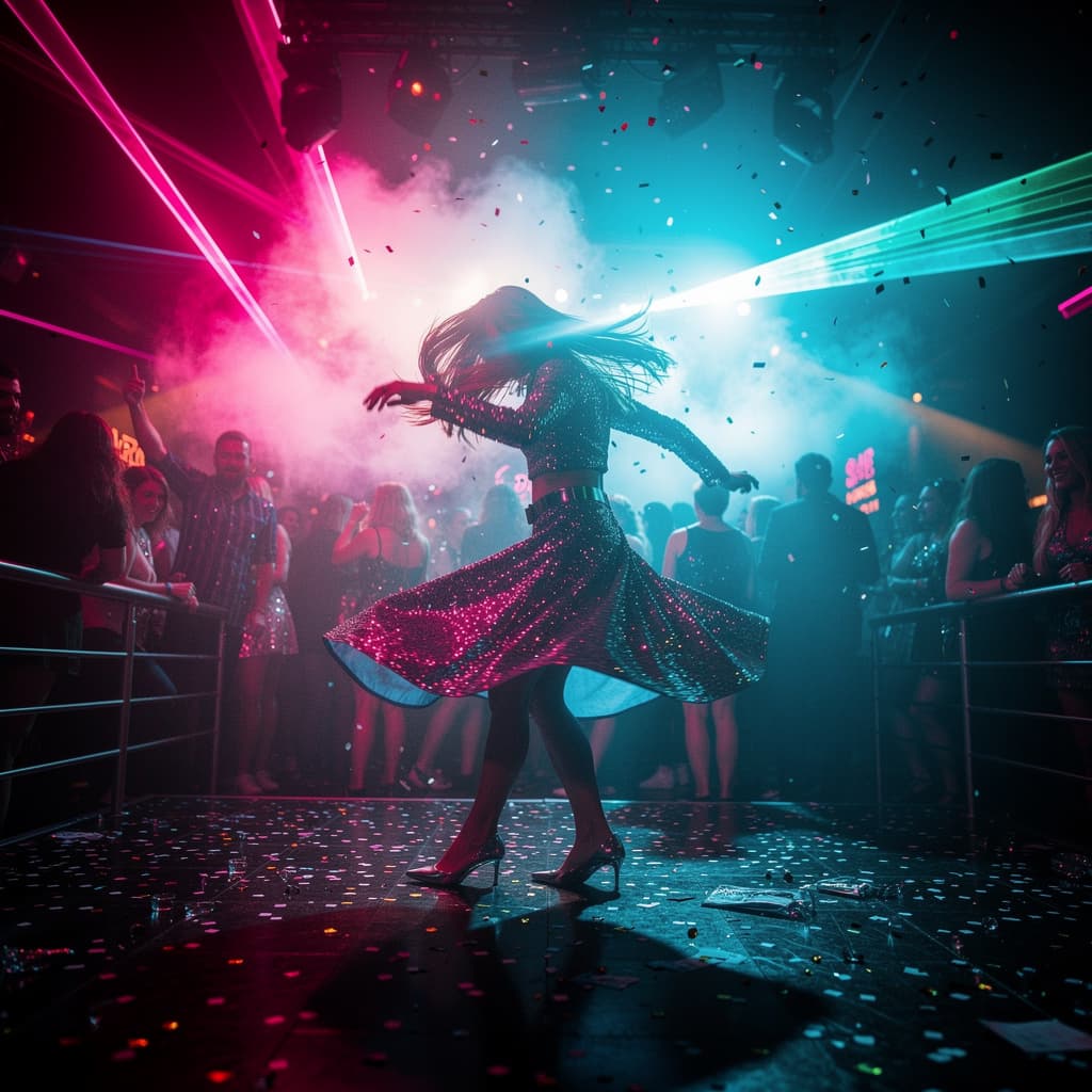 Dance Floor example generated with Flux 2 Pro