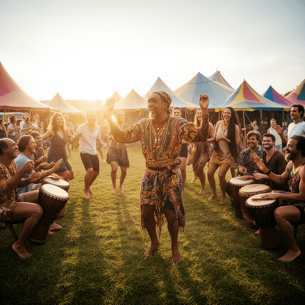 Music Festival example generated with Flux 2