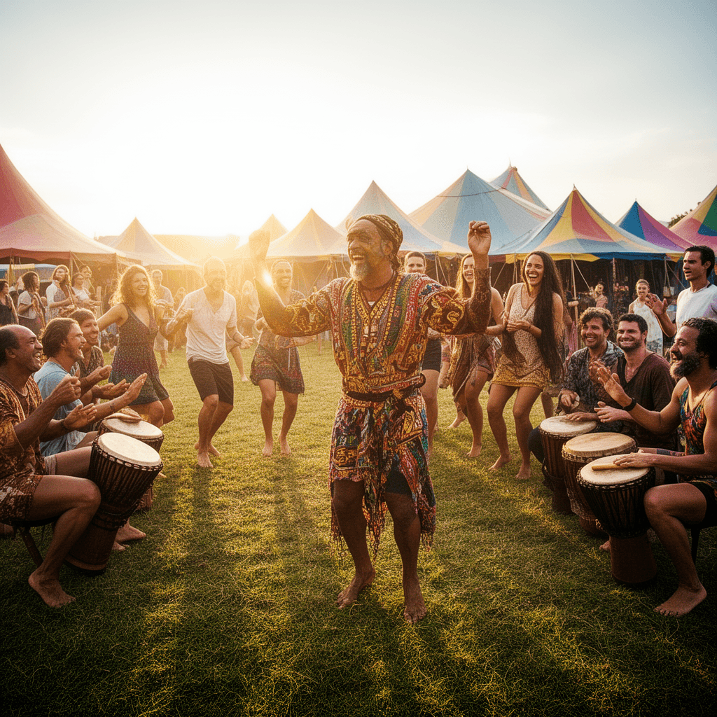 Music Festival example generated with Flux 2