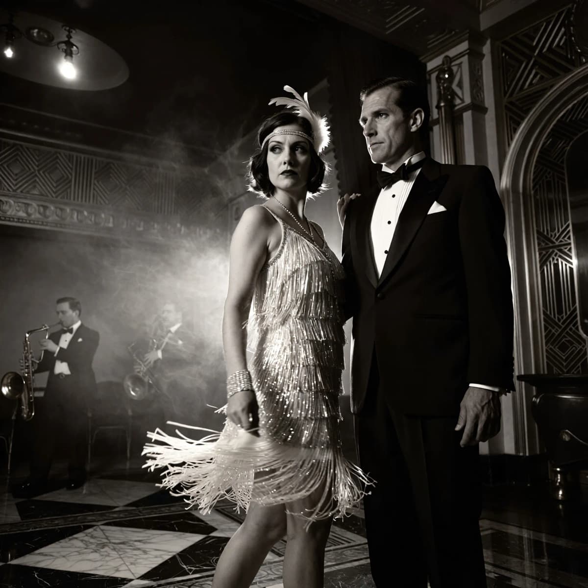 Roaring 20s example generated with ImagineArt 1.5