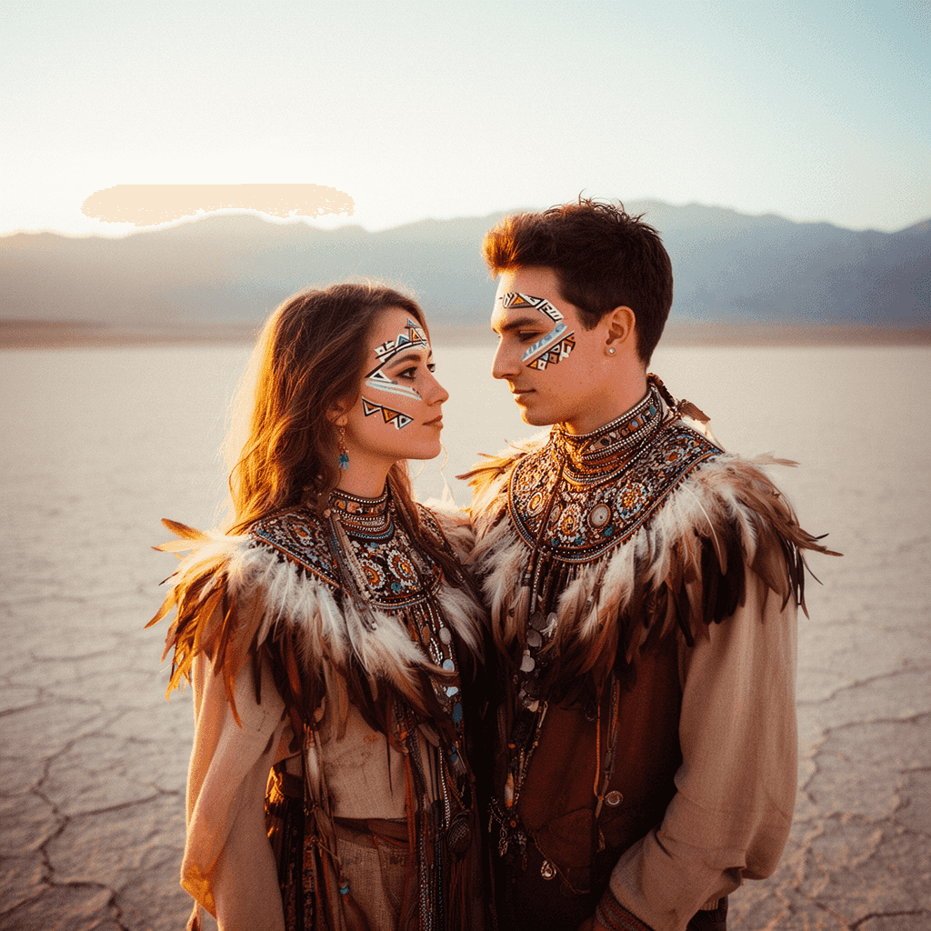 Desert Tribal example generated with Flux 2