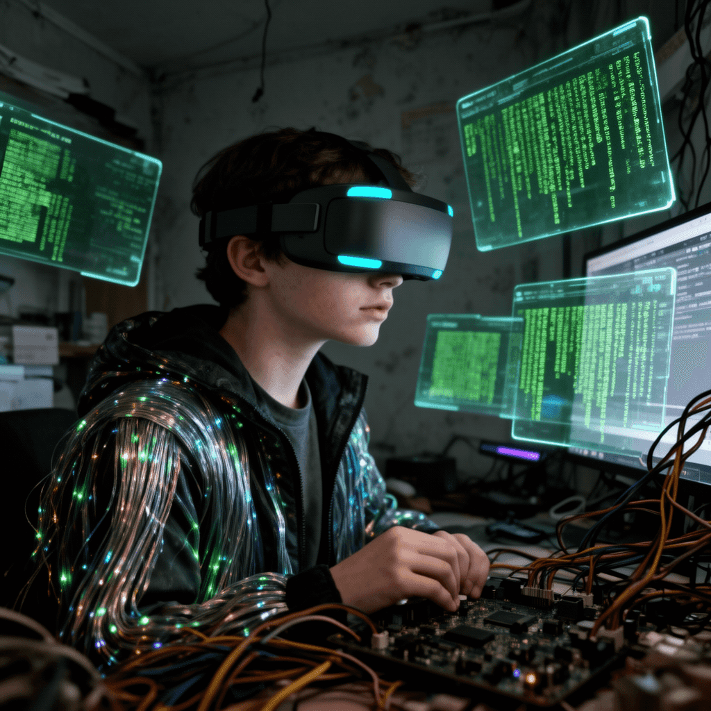 Netrunner example generated with Flux 2