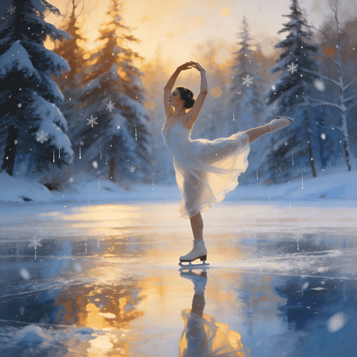 Ice Skating example generated with ByteDance SeeDream v4.5